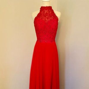 Alyce Paris Red Dress, Sz 4